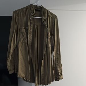 Vici Khaki Utility Jacket for Women
